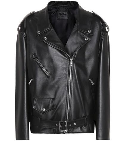 Alexander Mcqueen Fly Leather Moto Jacket