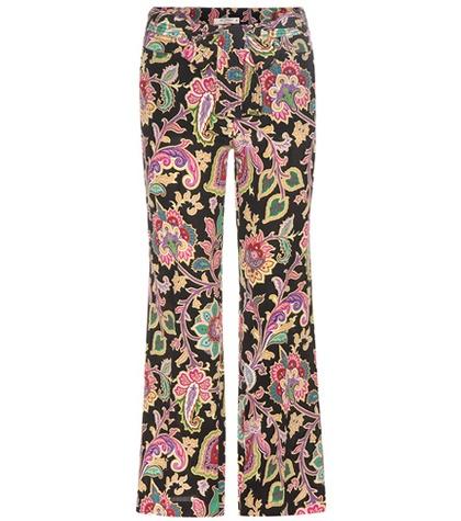 Altuzarra Printed Silk Trousers
