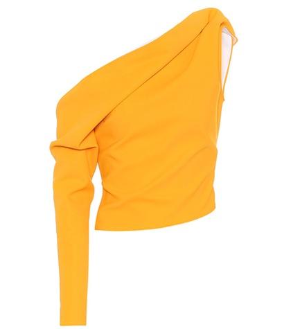 Oscar De La Renta Lucky One-shoulder Top
