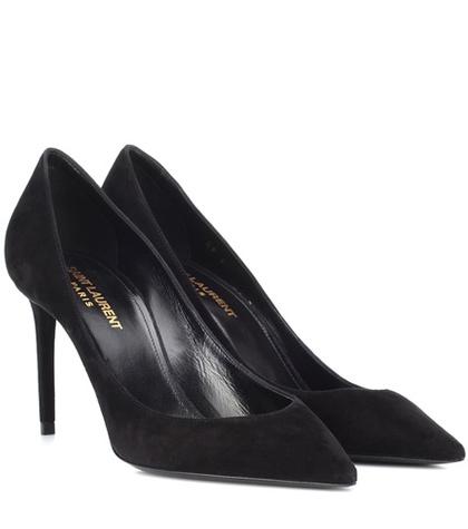 Alexander Mcqueen Zoe 85 Suede Pumps