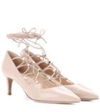 Isabel Marant Valentino Garavani Rockstud Leather Lace-up Pumps