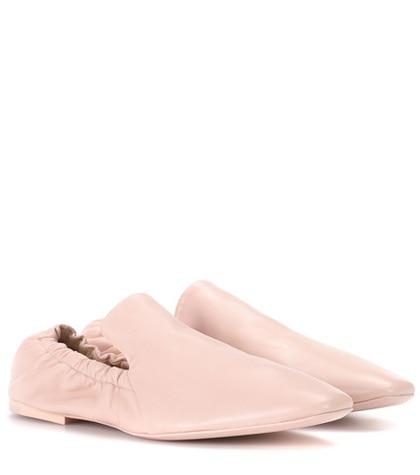 Jil Sander Leather Ballerinas