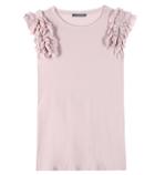Francesco Russo Ruffled Cotton Top