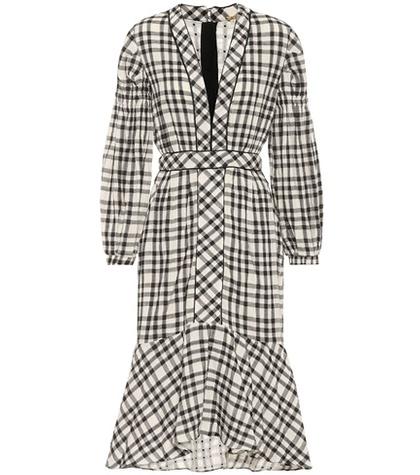 Johanna Ortiz Jalisco Check Linen Dress