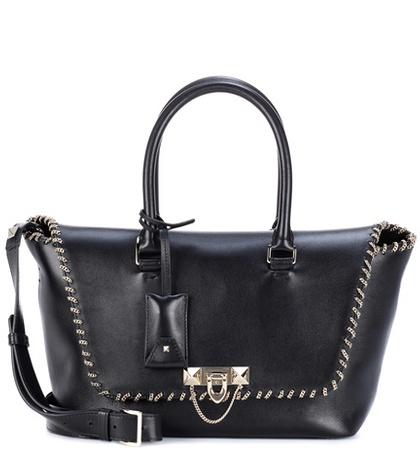 Valentino Valentino Garavani Embellished Leather Tote