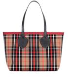 Dolce & Gabbana Large Leather-trimmed Twill Shopper