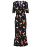 Dolce & Gabbana Embellished Printed Dress