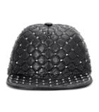 Valentino Valentino Garavani Rockstud Leather Hat