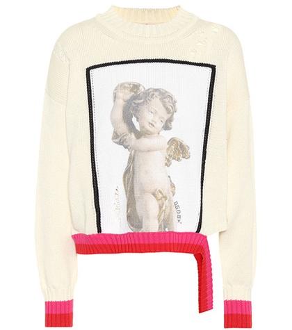 Golden Goose Deluxe Brand Intarsia Cotton Sweater