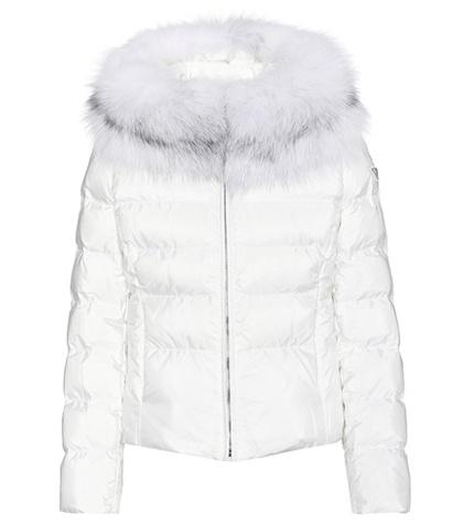 Tory Burch Fur-trimmed Down Jacket