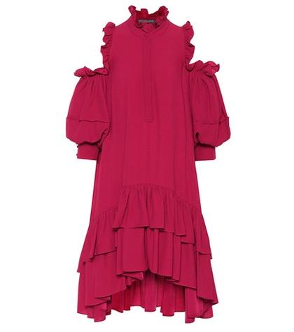 Stella Mccartney Ruffled Crêpe Minidress