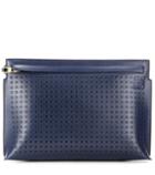 Loewe Dots T Pouch Leather Clutch