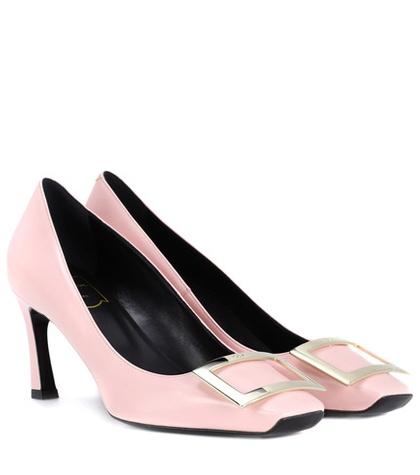 The Row Belle Vivier Trompette Leather Pumps