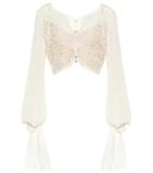 Unravel Embroidered Silk Top