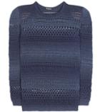 Balmain Metallic Cotton-blend Sweater