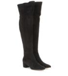 Helmut Lang Suede Over-the-knee Boots