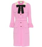 Gucci Belted Wool Crêpe Dress
