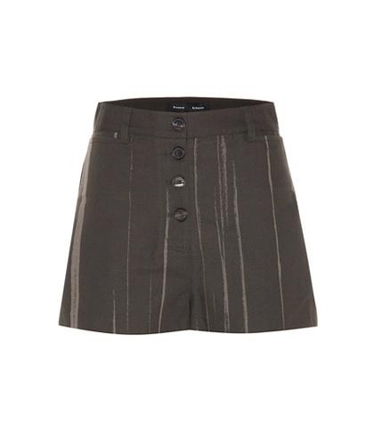 Rick Owens Printed Cotton Shorts