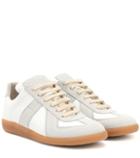Philosophy Di Lorenzo Serafini Replica Leather And Suede Sneakers