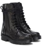 Dolce & Gabbana Army Leather Ankle Boots