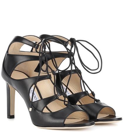 Jimmy Choo Blake 85 Leather Sandals