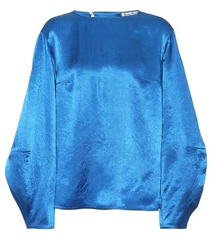 Fendi Blenda Satin Top
