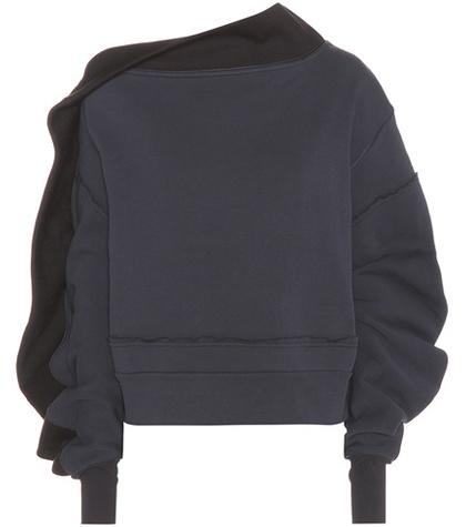 Burberry Asymmetric Jersey Sweatshirt
