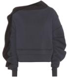 Burberry Asymmetric Jersey Sweatshirt