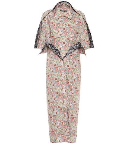 Y/project Floral Cotton Shirt Dress