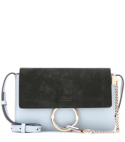 Altuzarra Faye Small Leather And Suede Shoulder Bag