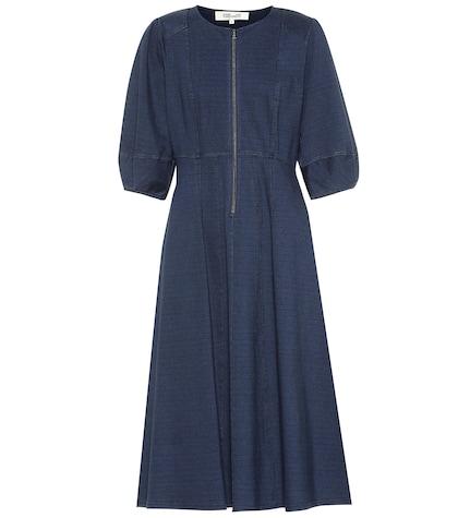 Diane Von Furstenberg Thea Stretch Cotton Dress