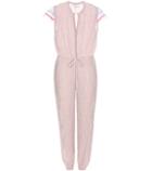 Adidas Originals Afia  Striped Cotton Jumpsuit