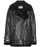 Gucci Velocite Shearling-lined Leather Jacket