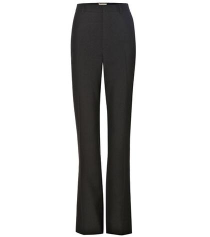 Saint Laurent Wool Crêpe Trousers