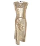 Paco Rabanne Draped Mesh Dress