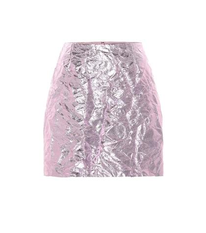 Rejina Pyo Desiree Metallic Miniskirt