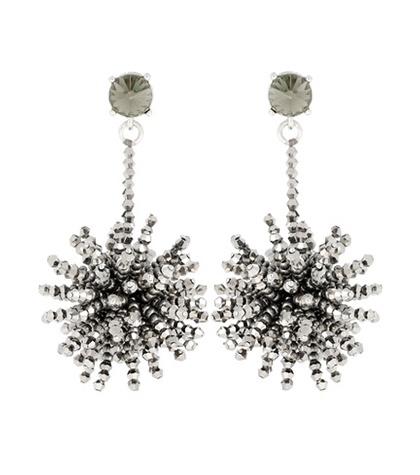 Oscar De La Renta Crystal-embellished Beaded Earrings