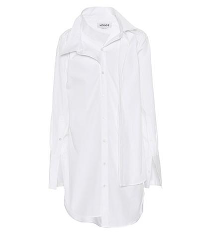 Monse Layered Stretch-cotton Tunic