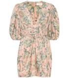 Prada Tempest Floral Silk Dress