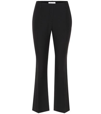 Valentino Wool And Silk Crêpe Trousers