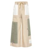 Ganni Wide-leg Cotton Pants