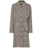 A.p.c. Ava Checked Cotton Trench Coat