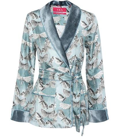 For Restless Sleepers Armonia Printed Silk Jacket