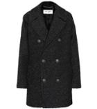 Saint Laurent Wool-blend Tweed Coat
