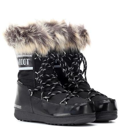 Gucci Monaco Low Fur-trimmed Ankle Boots