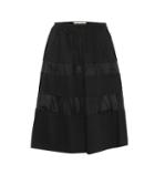 Marni Cotton And Linen A-line Skirt