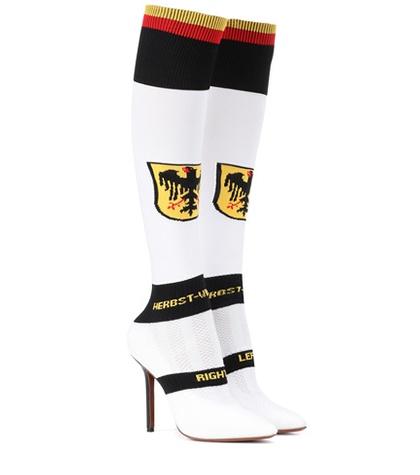 Vetements Stretch Knit Sock Boots