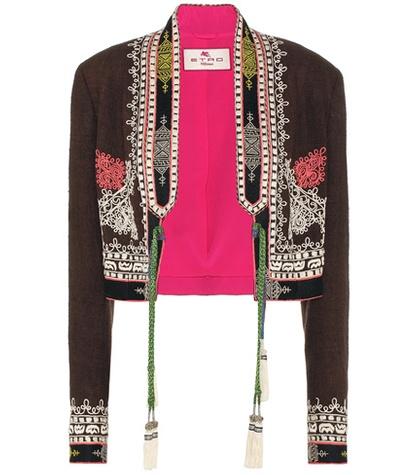 Dolce & Gabbana Cropped Silk Jacket