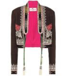 Dolce & Gabbana Cropped Silk Jacket