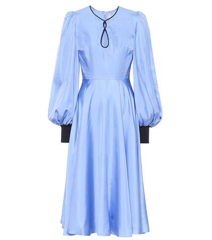 Roland Mouret Herona Silk Midi Dress